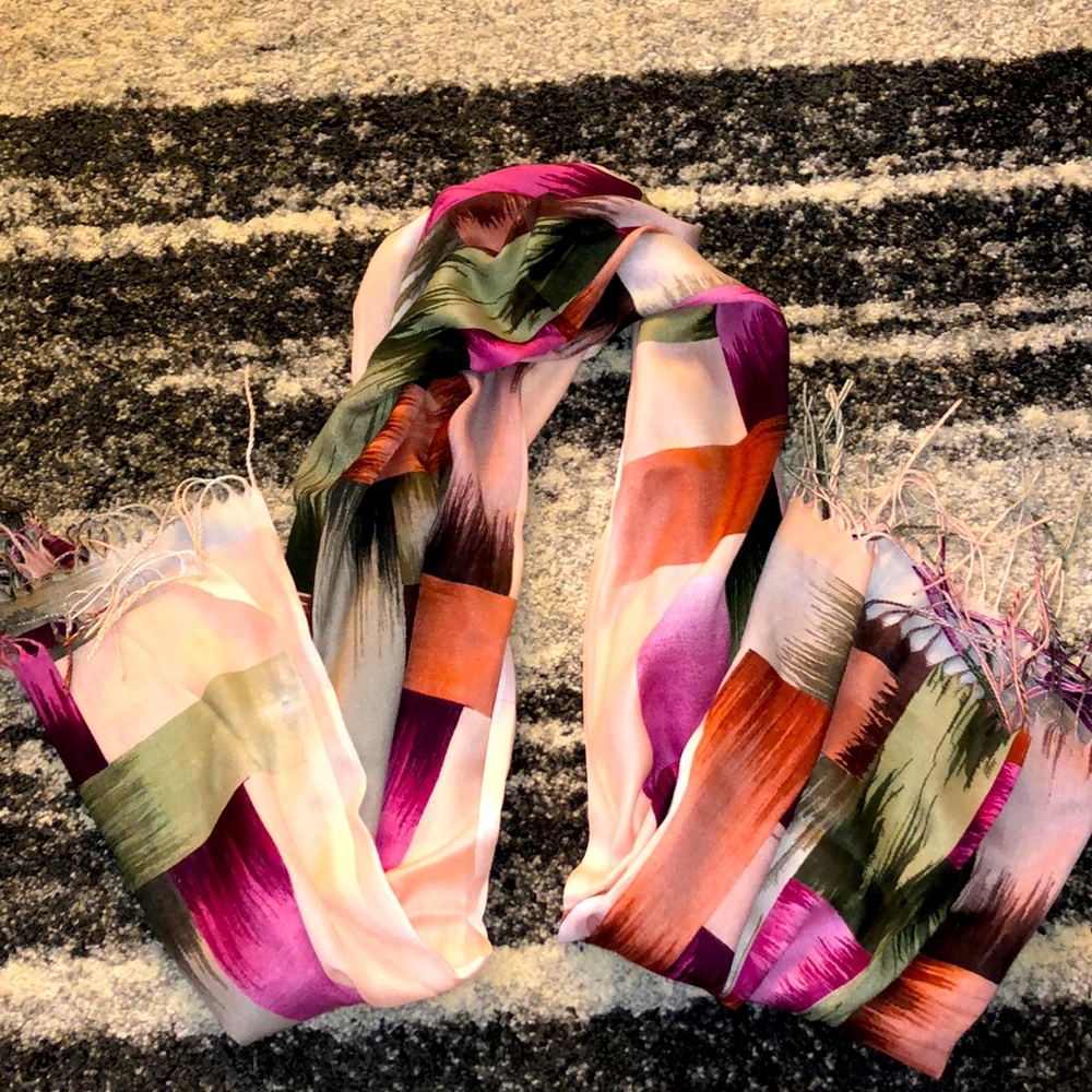 Multiple color scarf